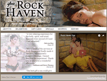 Tablet Screenshot of home.rockhavenspa.com